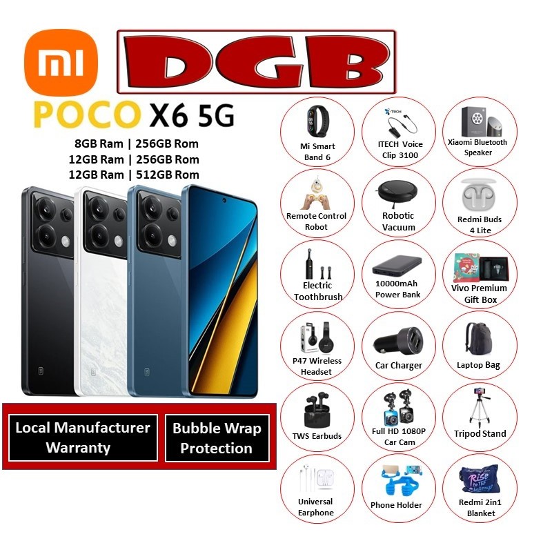 Xiaomi Poco X6 Pro 5g Poco X6 5g Mediatek Dimensity 8300 Ultra Snapdragon 7s Gen 2 3245