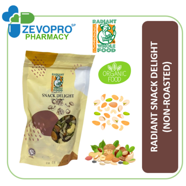 RADIANT SNACK DELIGHT, NON ROASTED MIXED NUTS (GLUTEN FREE) [EXP 2025
