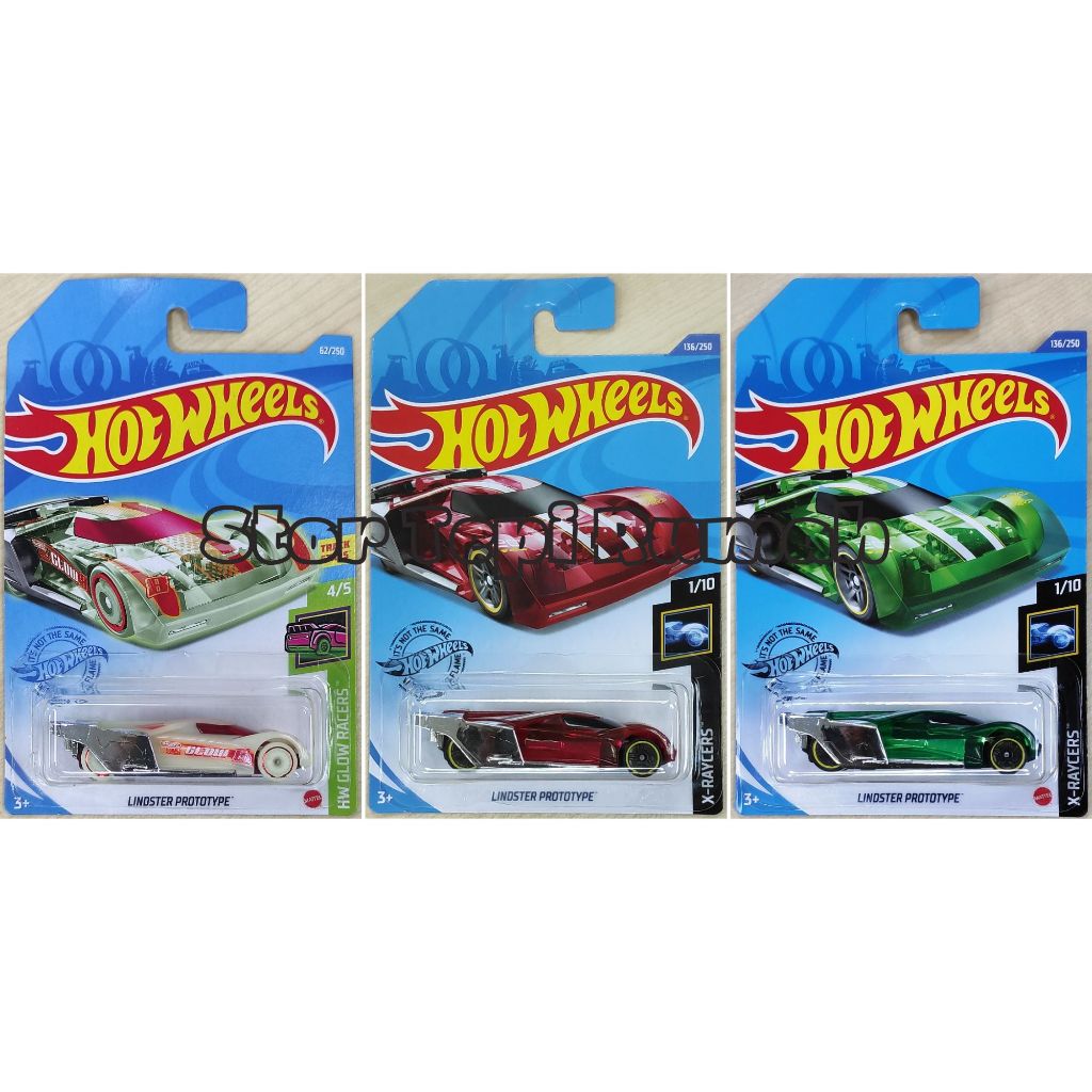 Hot Wheels Lindster Prototype [Fantasy Glow X-Raycers] | Shopee Malaysia