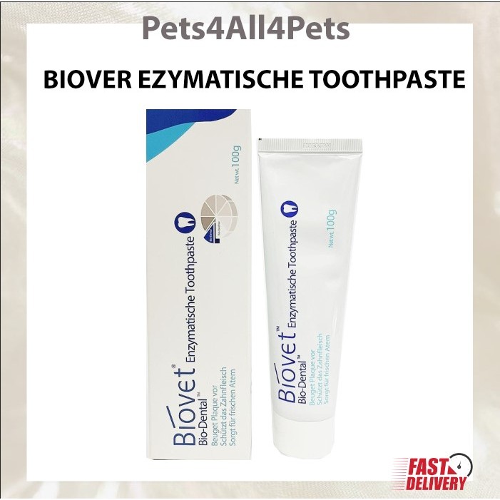Biovet Bio-Dental Enzymastische Toothpaste for Dogs & Cats 100g ...
