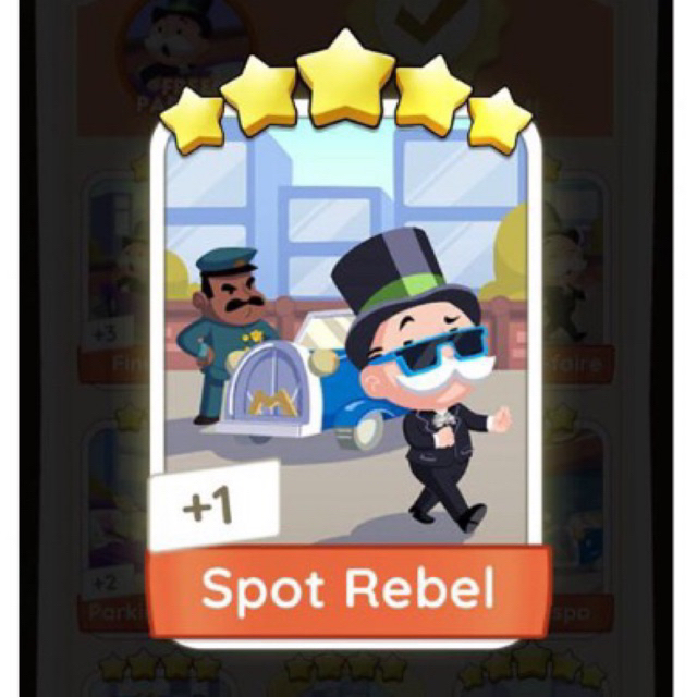 5⭐️ Spot Rebel (Set 13) | Monopoly Go! Sticker | Shopee Malaysia