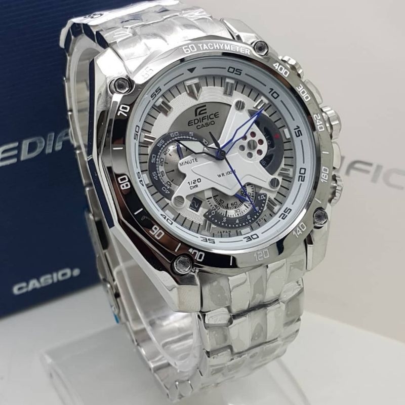 NEW STOCK CASIO EDIFICE IN SIDE ALL WORKING FOR MEN WITH BOX | Shopee ...