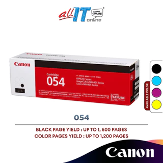 Canon 054 Toner Cartridge (Black/Cyan/Magenta/Yellow)