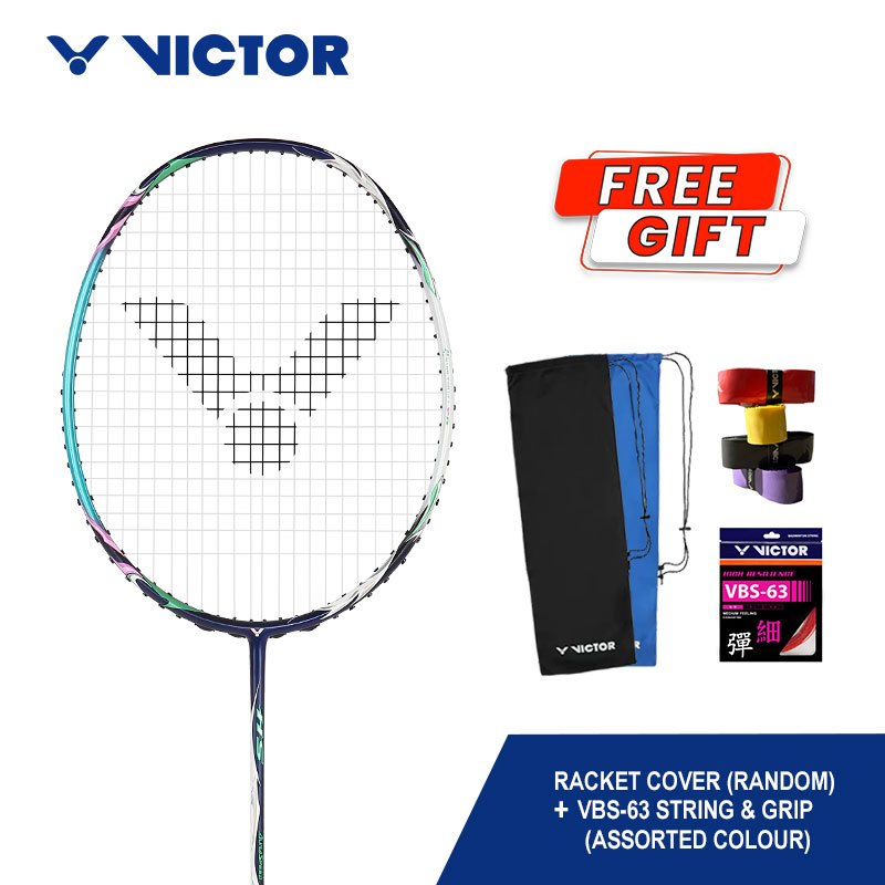 VICTOR Auraspeed Hypersonic B Badminton Racket ARS-HS With A Racket ...