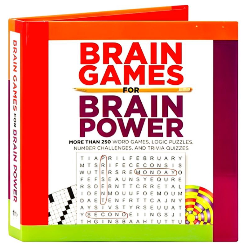 (100 Original) Brain Games For Brain Power by Mark Divine Shopee