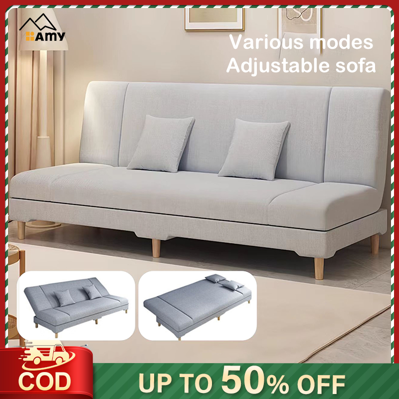 AMY Luxury Foldable Sofa Bed (2/3/4 seats) comfortable Katil Detachable ...