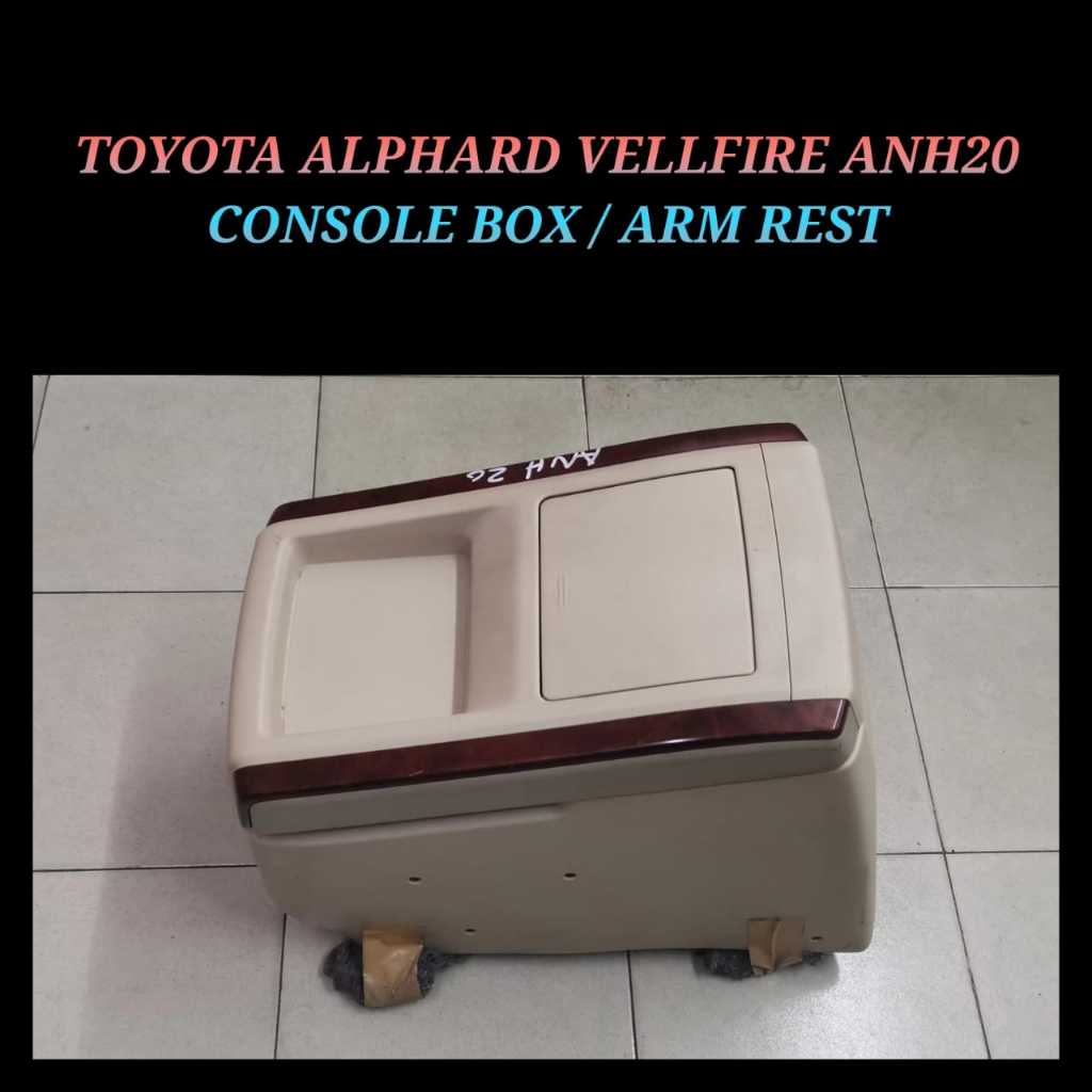 🇯🇵🇯🇵 Console Box / Armrest Toyota Alphard Vellfire ANH20 2008 2015
