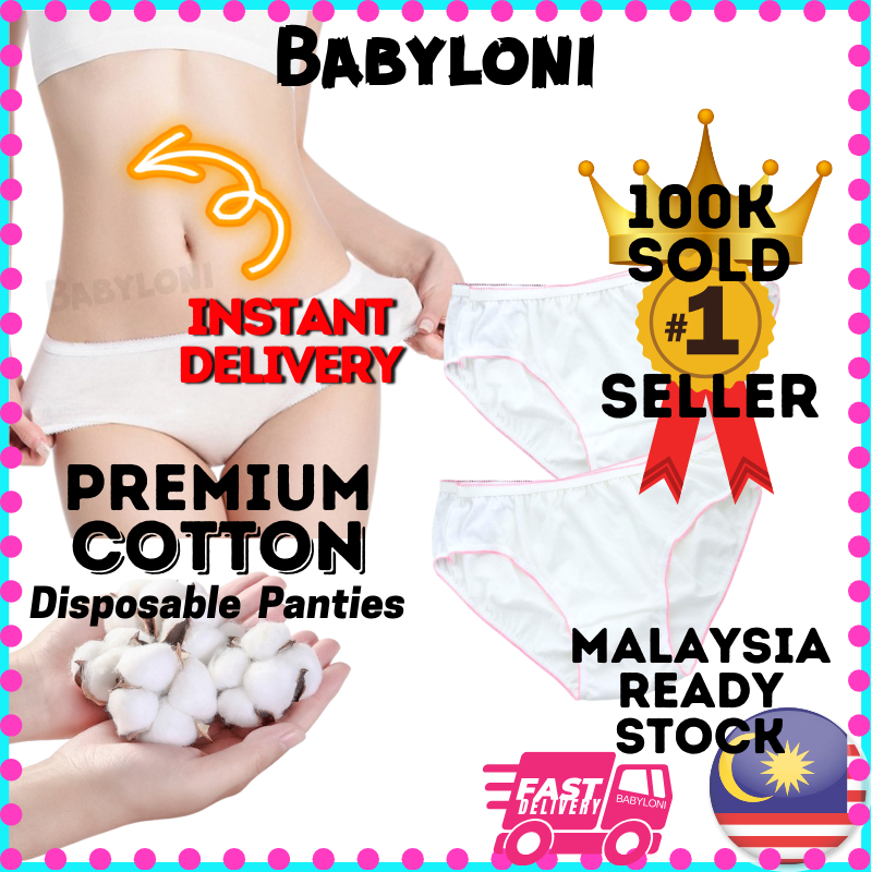 Disposable Panties Maternity Travel Panty Underwear Seluar Dalam