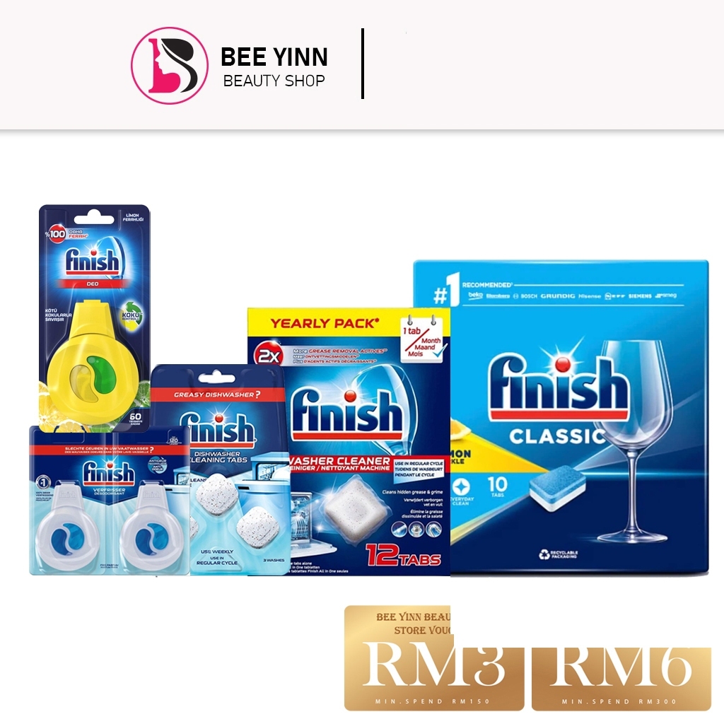 Finish Machine InWash Dishwasher Cleaner (3 tabs / 12 tabs