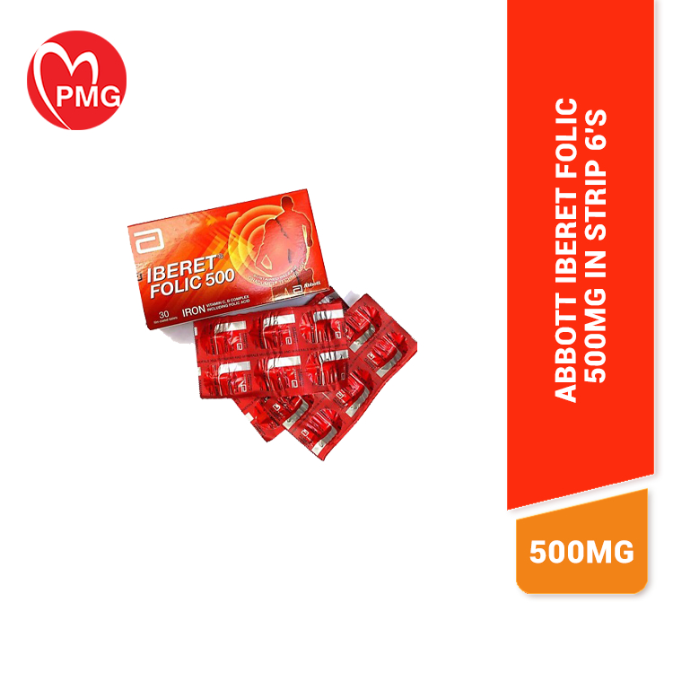 [pmg Pharmacy] Abbott Iberet Folic 500mg In Sachets Provide Iron Suitable For Pregnant