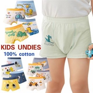 PAN】4-Pcs Kids Underwear Boy Boxers Shorts Baby Underwear Pants