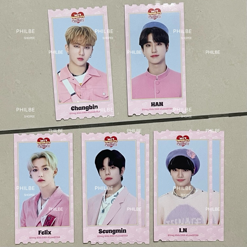 Stray Kids Chocolate Factory golden ticket | Shopee Malaysia