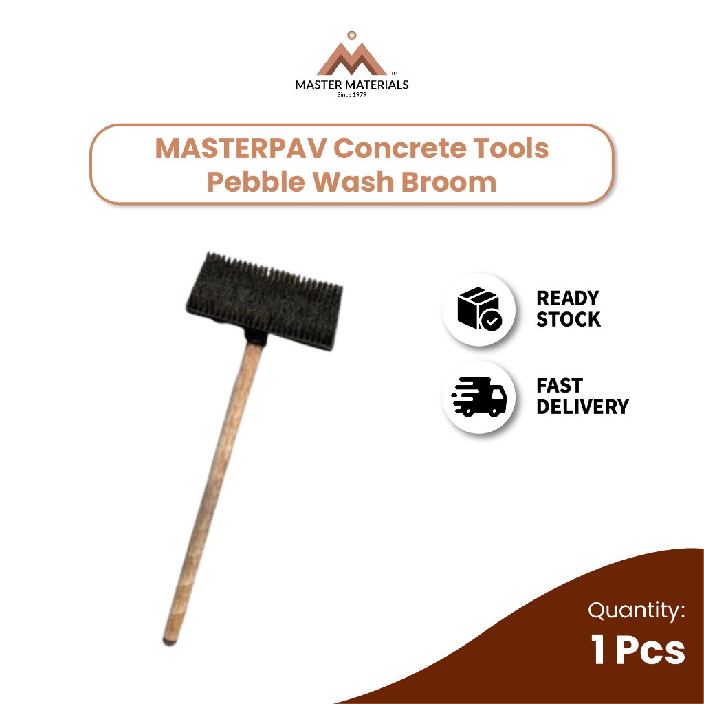 MASTERPAV Pebbles Wash Broom With Short Handle (1 Pcs) | Shopee Malaysia