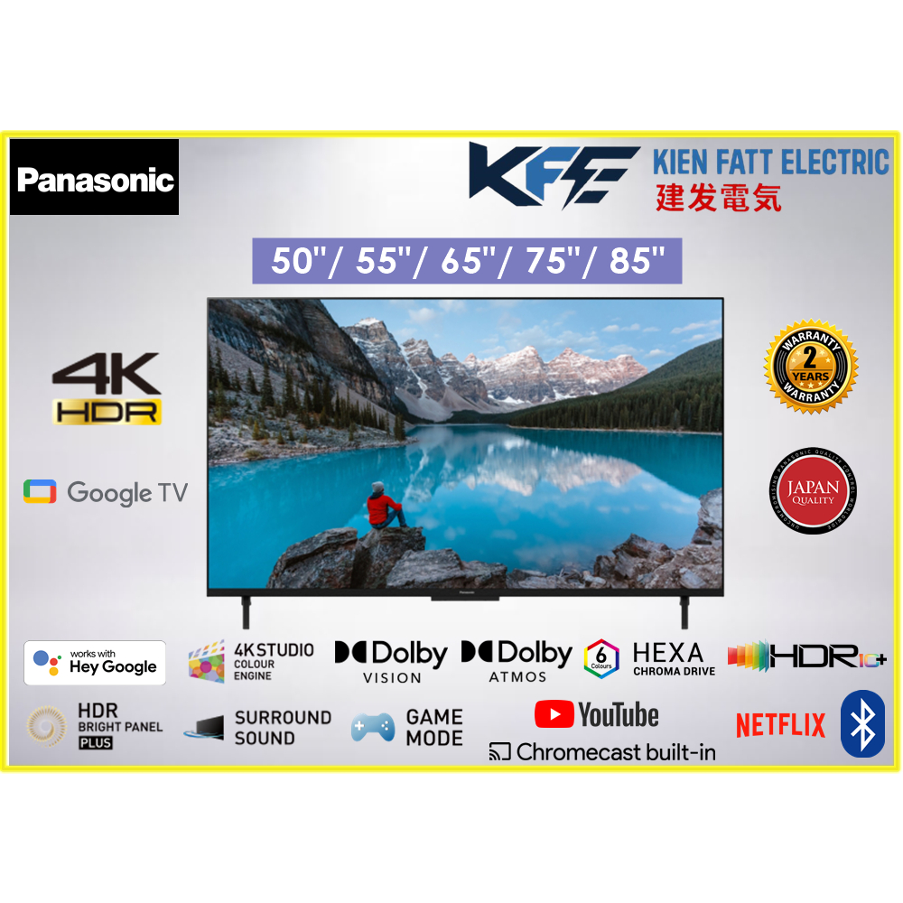 Panasonic 4K HDR Google TV 50