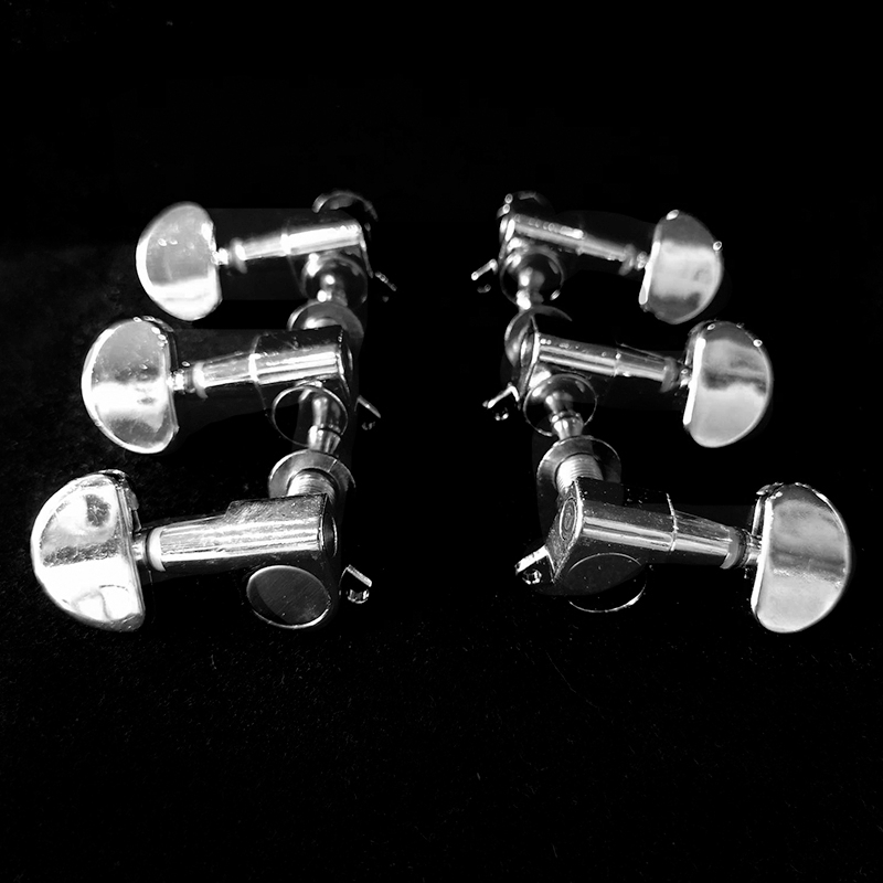 Acoustic Guitar Machine Head Tuner Diecast Chrome Black Shopee Malaysia