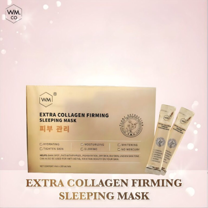 WM EXTRA COLLAGEN FIRMING SLEEPING MASK Shopee Malaysia