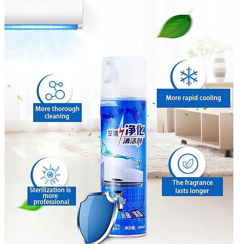 Anti Bacterial Anti Foam Air Conditional Cleaner Portable Aircond ...