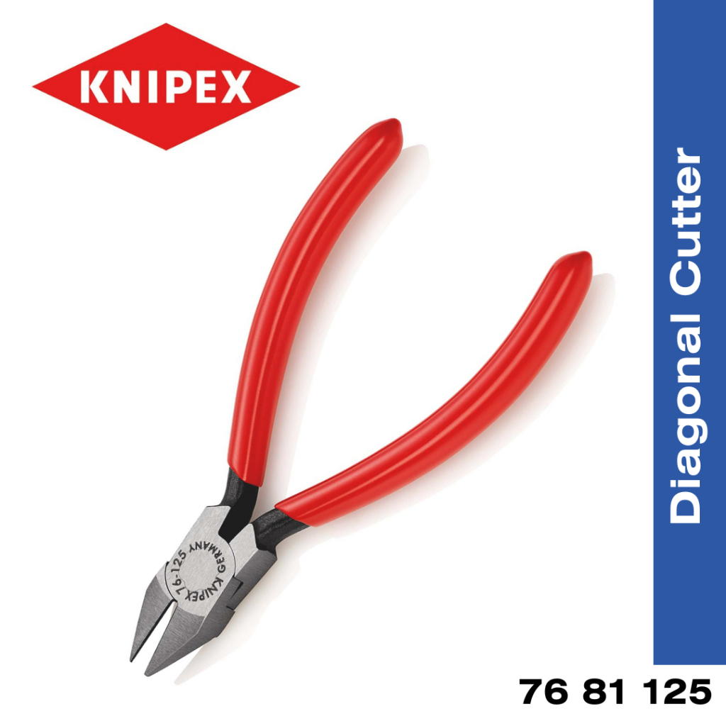 KNIPEX Diagonal Cutter For electromechanics 76 81 125 | Shopee Malaysia
