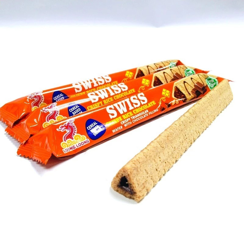 HALAL Loong Loong Swiss Crispy Rice Chocolate Crispy Triangular Wafer ...