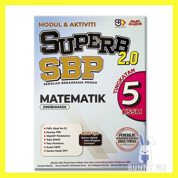 [BUNNY] 2024 Buku Sekolah : MODUL & AKTIVITI SUPERB SBP 2.0 TINGKATAN 5 ...