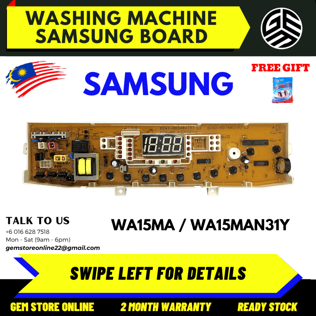 WA15MA WA15MAN31Y SAMSUNG Washing Machine Board Board Mesin