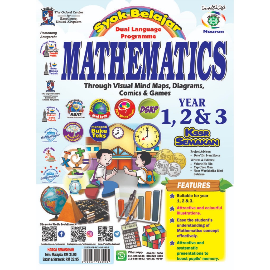 Syok Belajar KSSR Semakan Mathematics Year 1,2 & 3 | Shopee Malaysia
