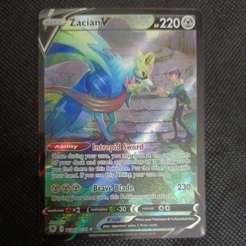 Pokemon Card TCG: Astral Radiance Trainer Gallery: Zacian V TG21/TG30 or  Zamazenta V TG22/TG30 | Shopee Malaysia
