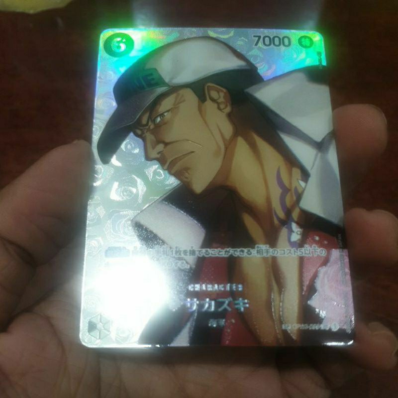 One Piece Card Game Sakazuki Op02-099 SP | Shopee Malaysia