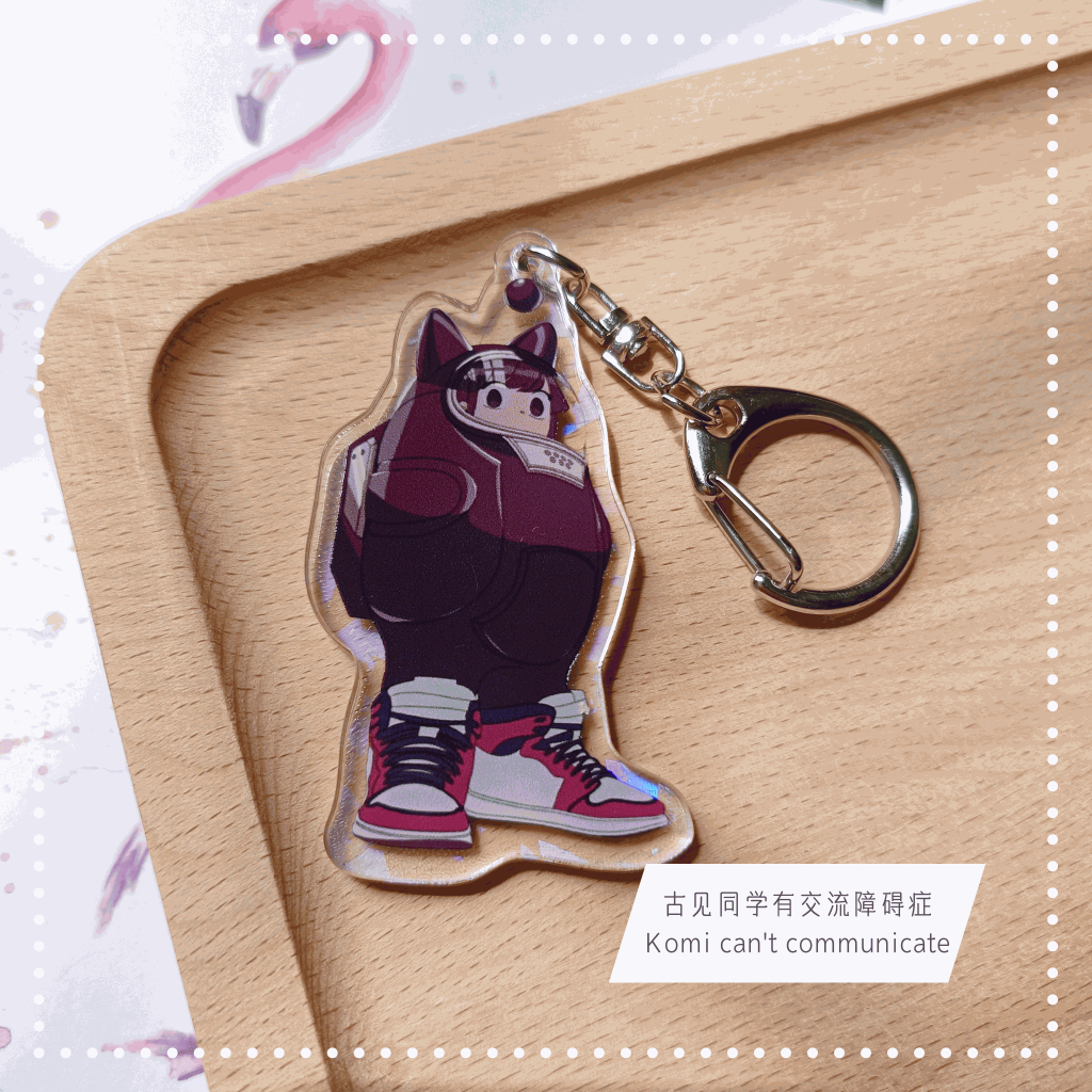 Komi can't communicate | original fanart keychain | READY STOCK ...