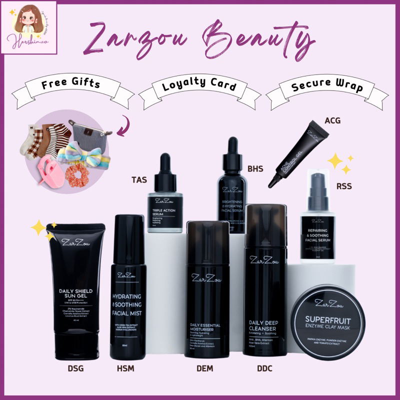 Zarzou Beauty Brightening & Hydrating Serum(BHS) Repairing & Soothing ...