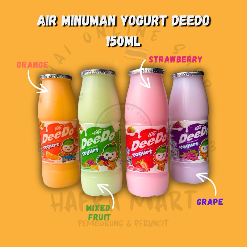 🇹🇭 Deedo Yogurt Flavoured Drink (150ml) Shopee Malaysia
