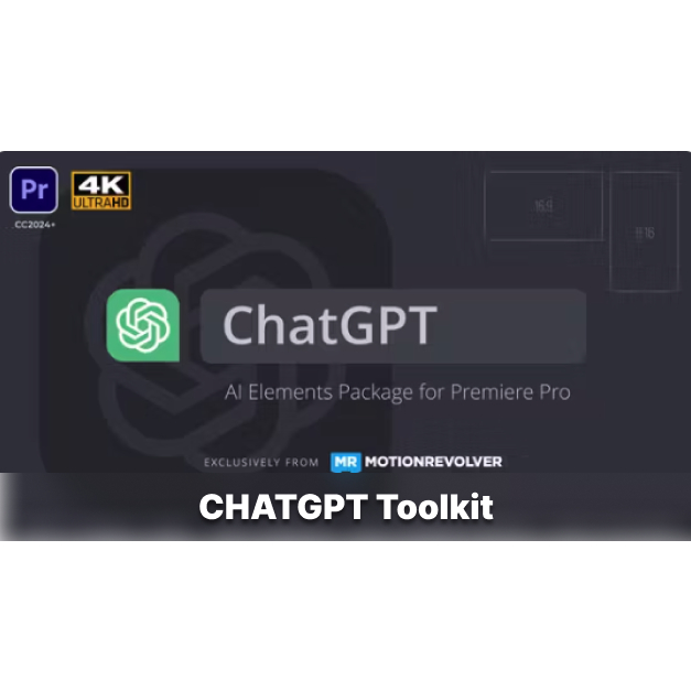 [Adobe Premiere Pro][ADD ON]ChatGPT Message Toolkit Text Template Pack ...