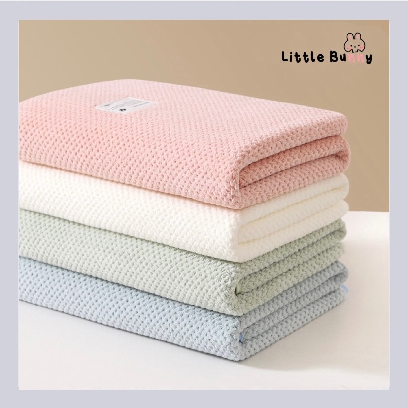 Baby Super Soft Bath Towel Newborn High Absorbent Kain Tuala Mandi Bayi ...