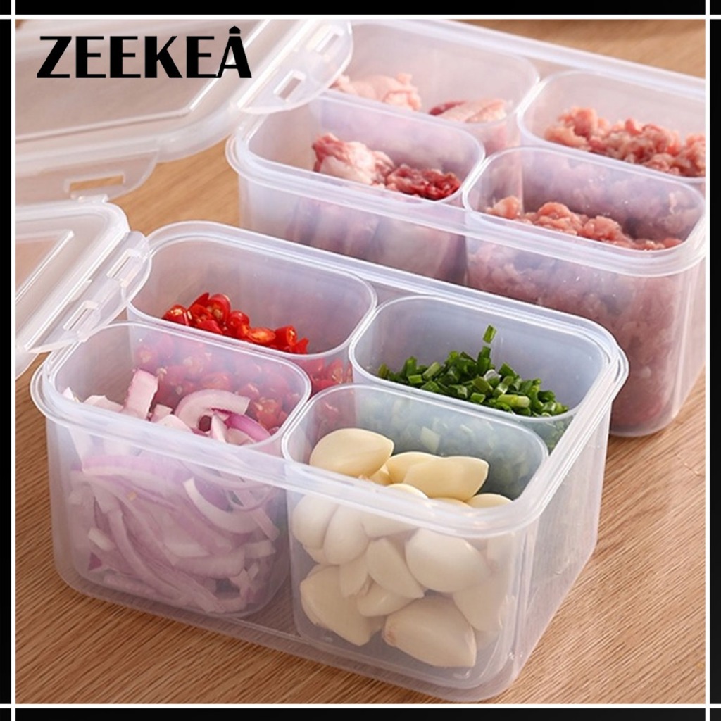 Zeekea Food Storage Containers Stackable Refrigerator Organizer Bins ...