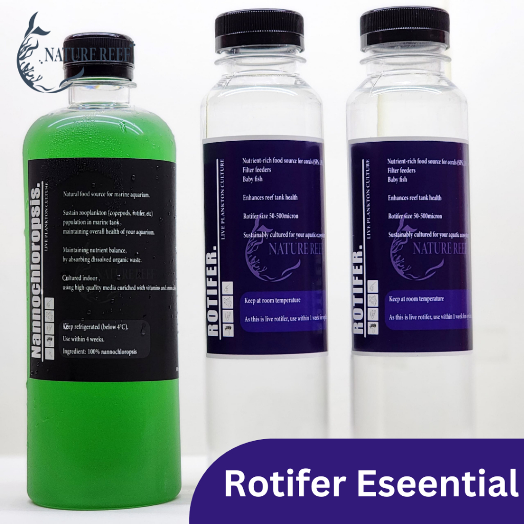 Rotifer essential pack Nature Reef Phytoplankton and Zooplankton Marine ...