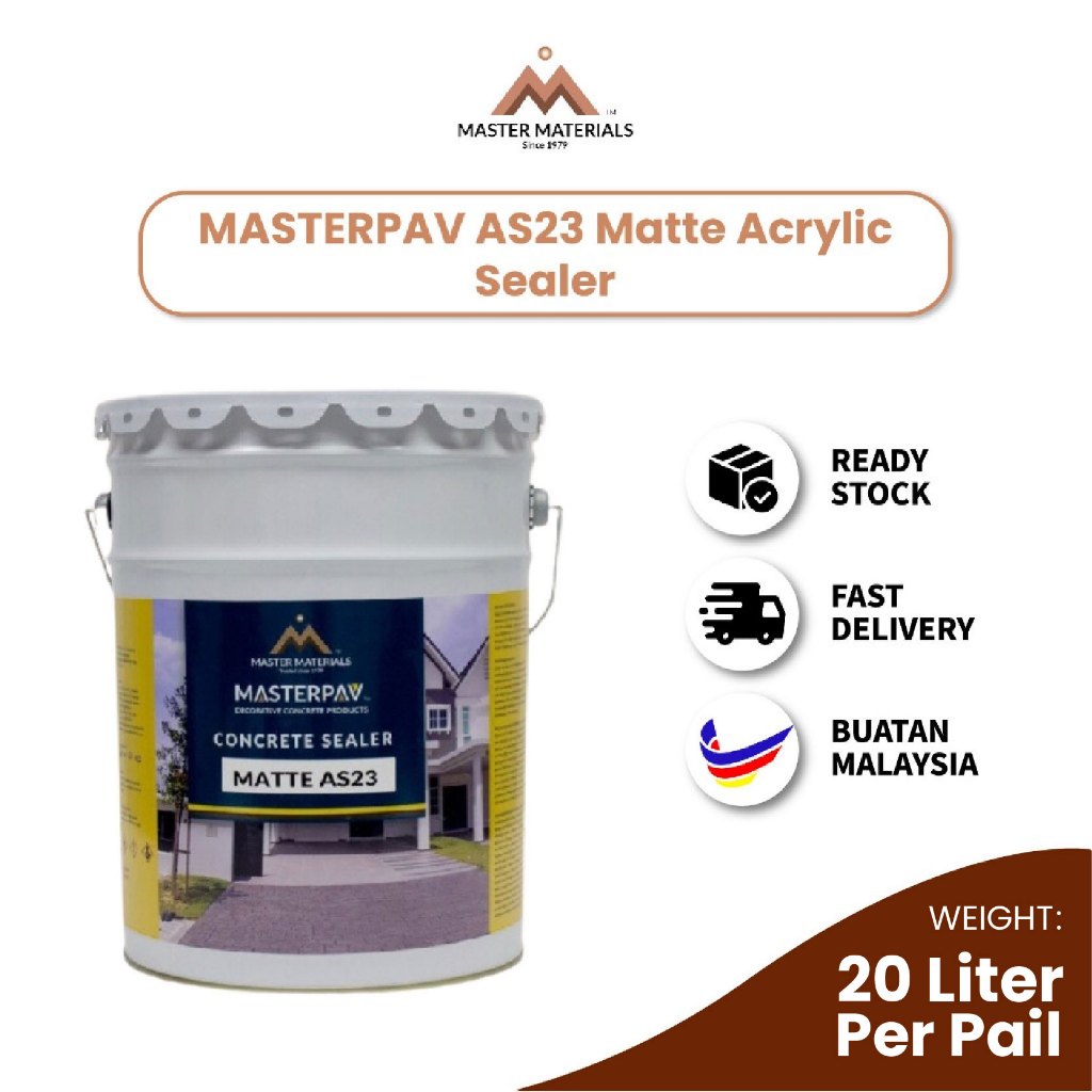 MASTERPAV Matte Acrylic Sealer (20L) AS23 Shopee Malaysia