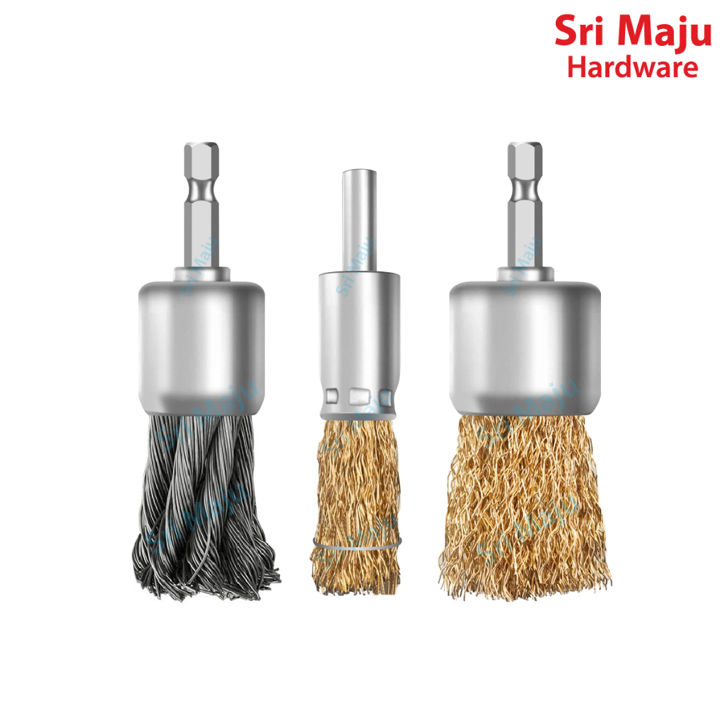 Useful New Practical Brass Wire Brush End Wire Brushes For Drill