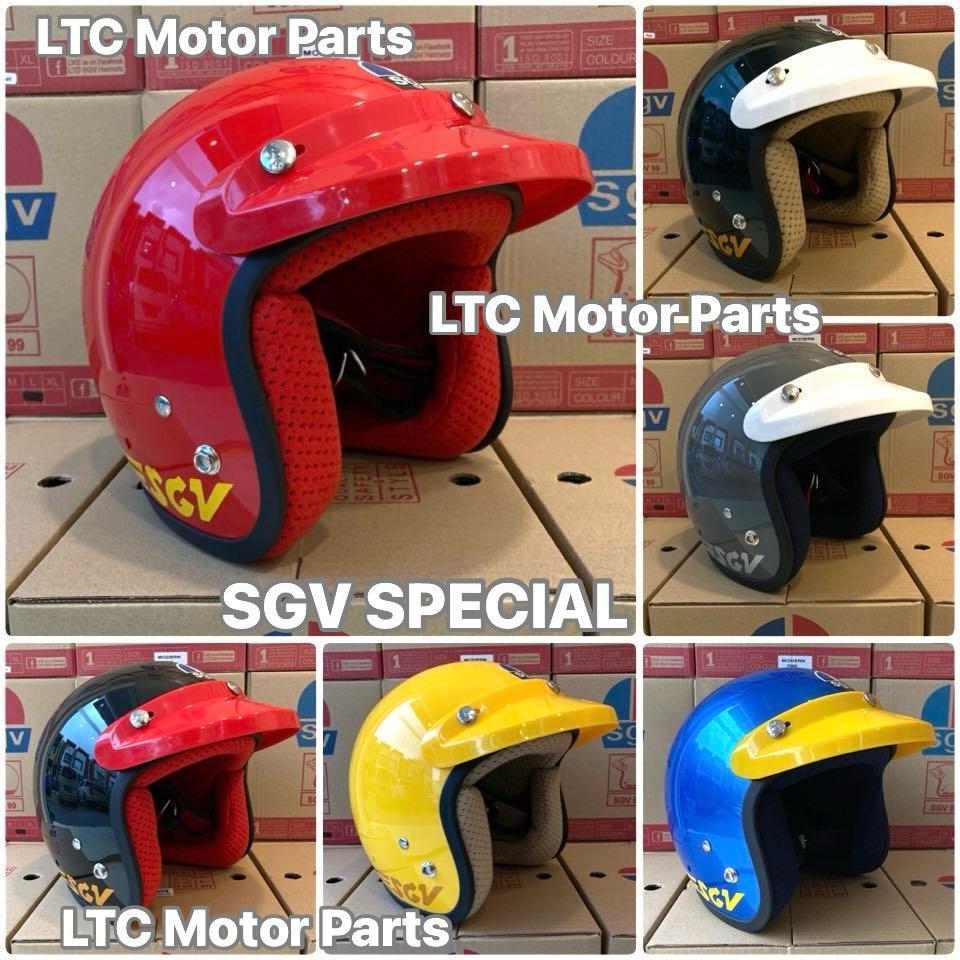 READY STOCK SGV SPECIAL HELMET 60CM L SIZE APPROVE BY SIRIM MALAYSIA 100%  ORIGINAL BOGO BIKKO MAGNUM X-DOT MS88
