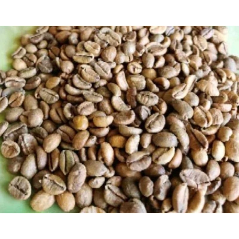 Biji Kopi Mentah Liberica Senggarang Johor / Unroasted Liberica Coffee ...