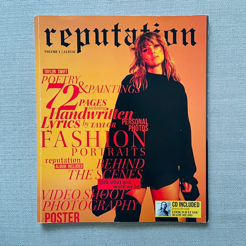 Taylor Swift deals Reputation Magazine Complete