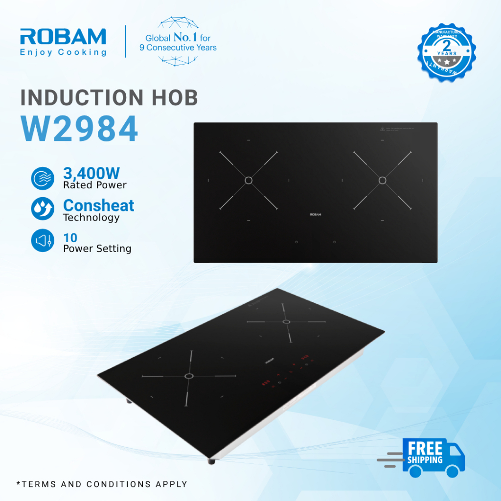 ROBAM High Efficient Induction Hob W2984 Shopee Malaysia