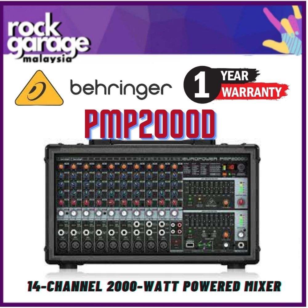 Behringer PMP2000D 14Channel 2000Watt Powered Mixer ( PMP2000D / PMP