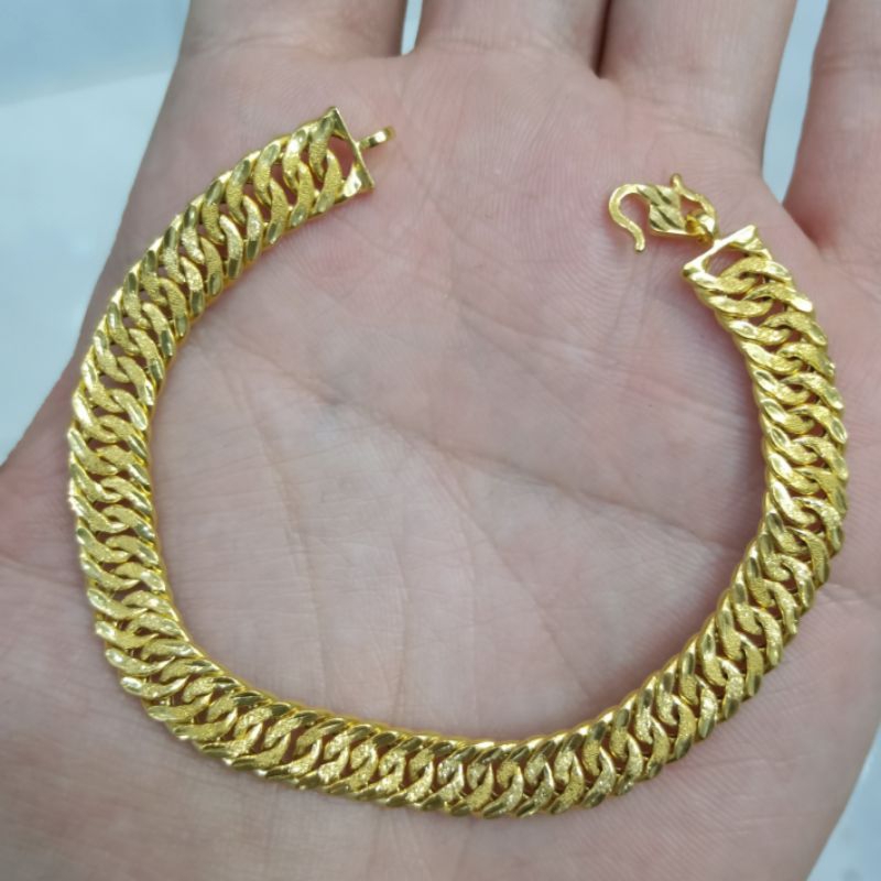 Gelang Tangan Lipan Emas 916 Gold Bracelet Lipan🌈 | Shopee Malaysia