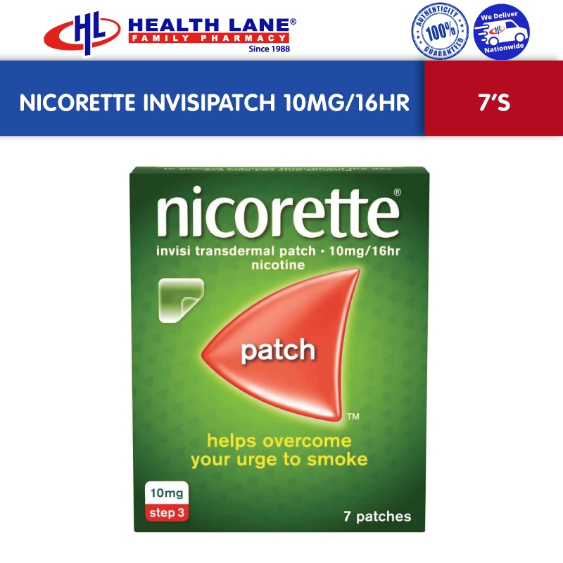NICORETTE INVISIPATCH 10MG/16HR (7'S) | Shopee Malaysia
