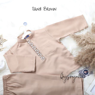 Baju Melayu Sand Brown / Nude