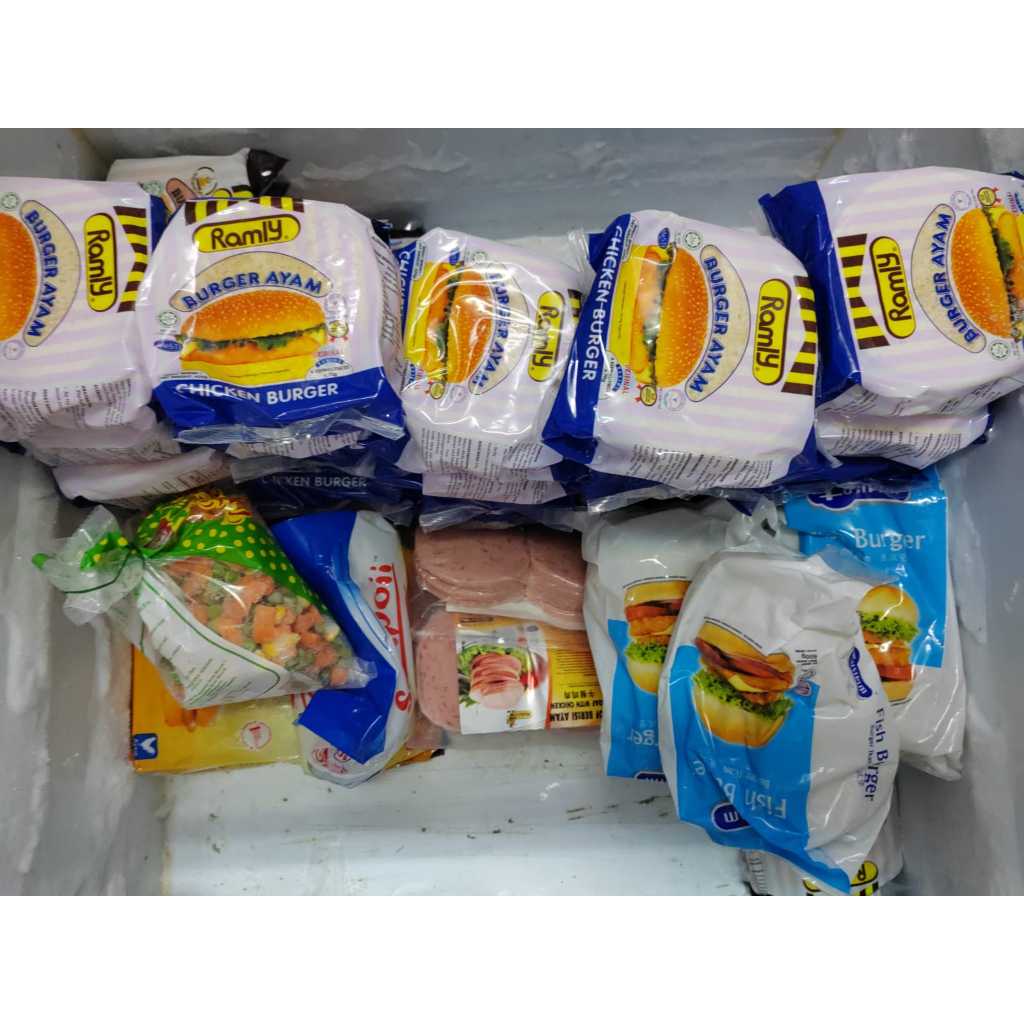 (Kedah & Perlis Area Only) Ramly Burger Frozen Food Pos with ais pack