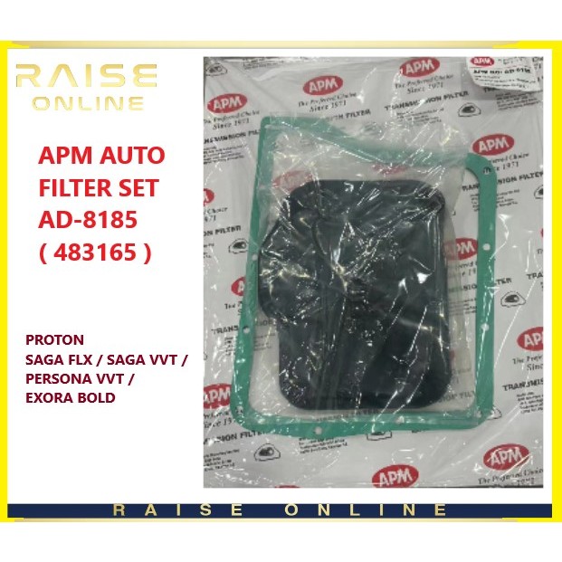 APM AUTO FILTER Proton Saga FLX Exora Preve Turbo Suprima S Iriz Saga ...