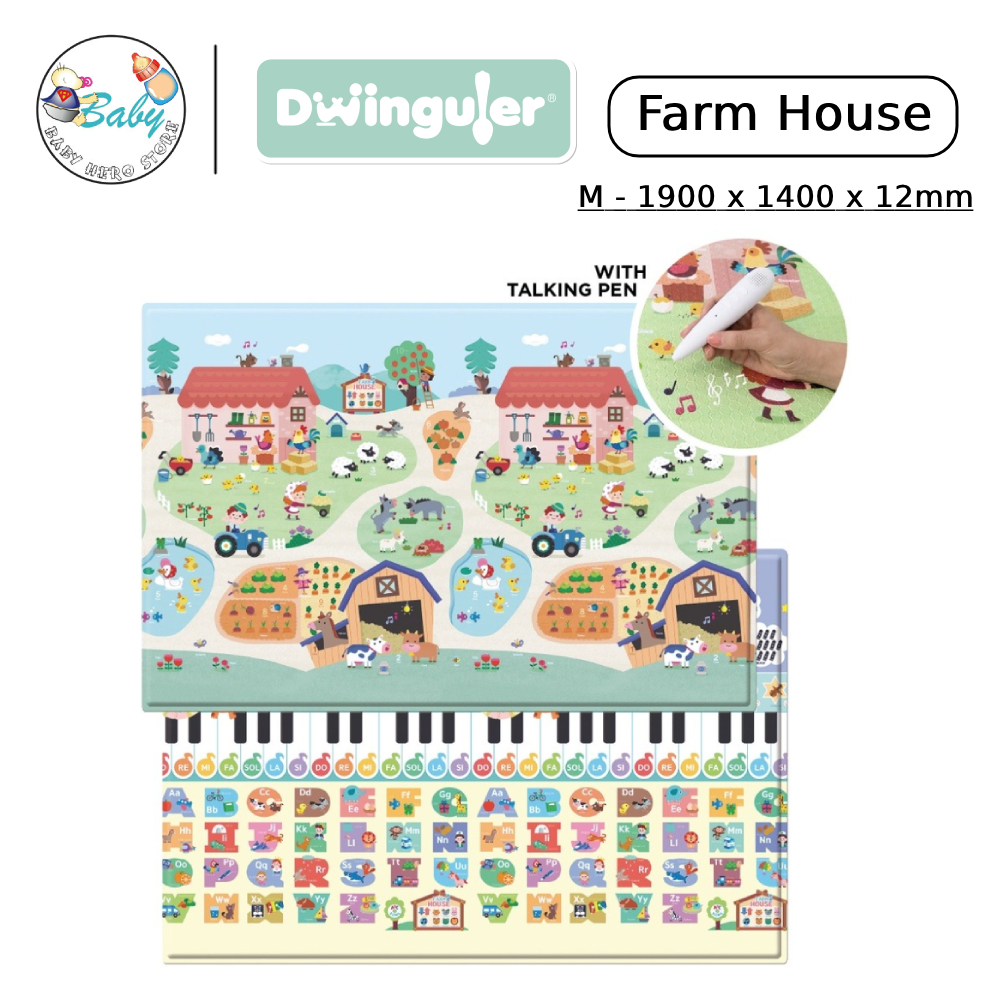 Dwinguler Kids Premium Play Mat Baby Toys Baby Playmat / Sound Playmat / AR Playmat by Quinton