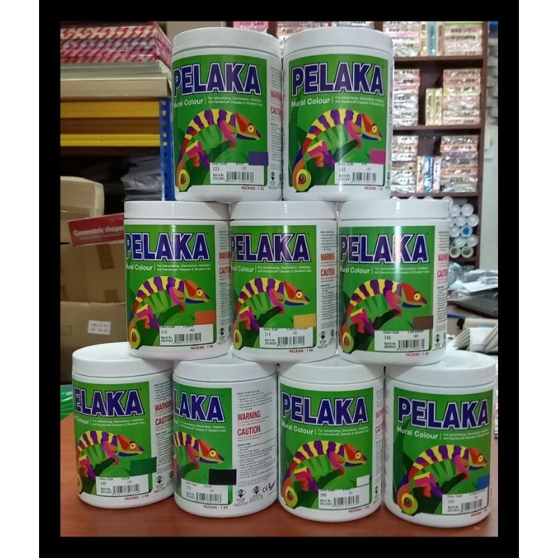 Pelaka Mural Colour 1Kg / Poster Colour New Stock | Shopee Malaysia