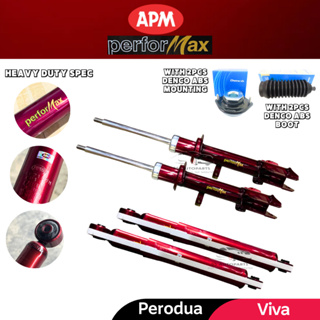 APM Performax Viva Heavy Duty Gas Sport Absorber Front Rear Set